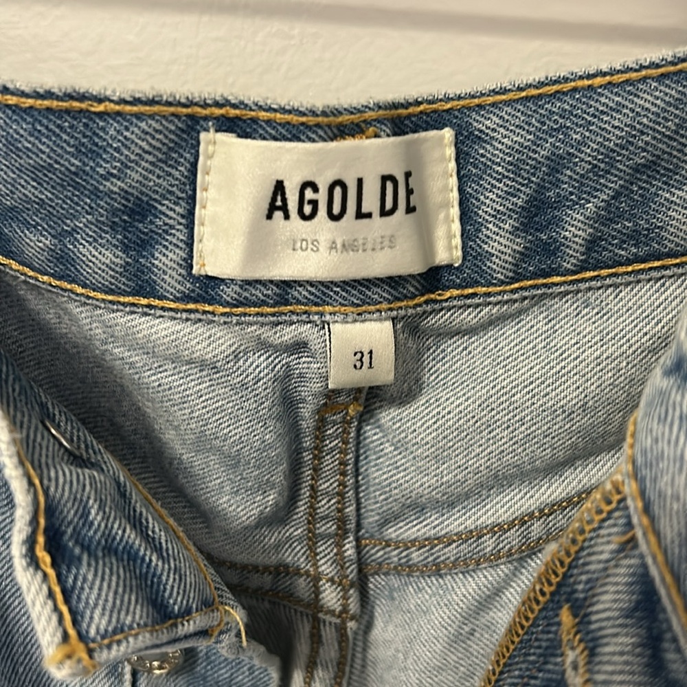 Agolde Parker Cut Off Shorts Swapmeet - Picture 6 of 7